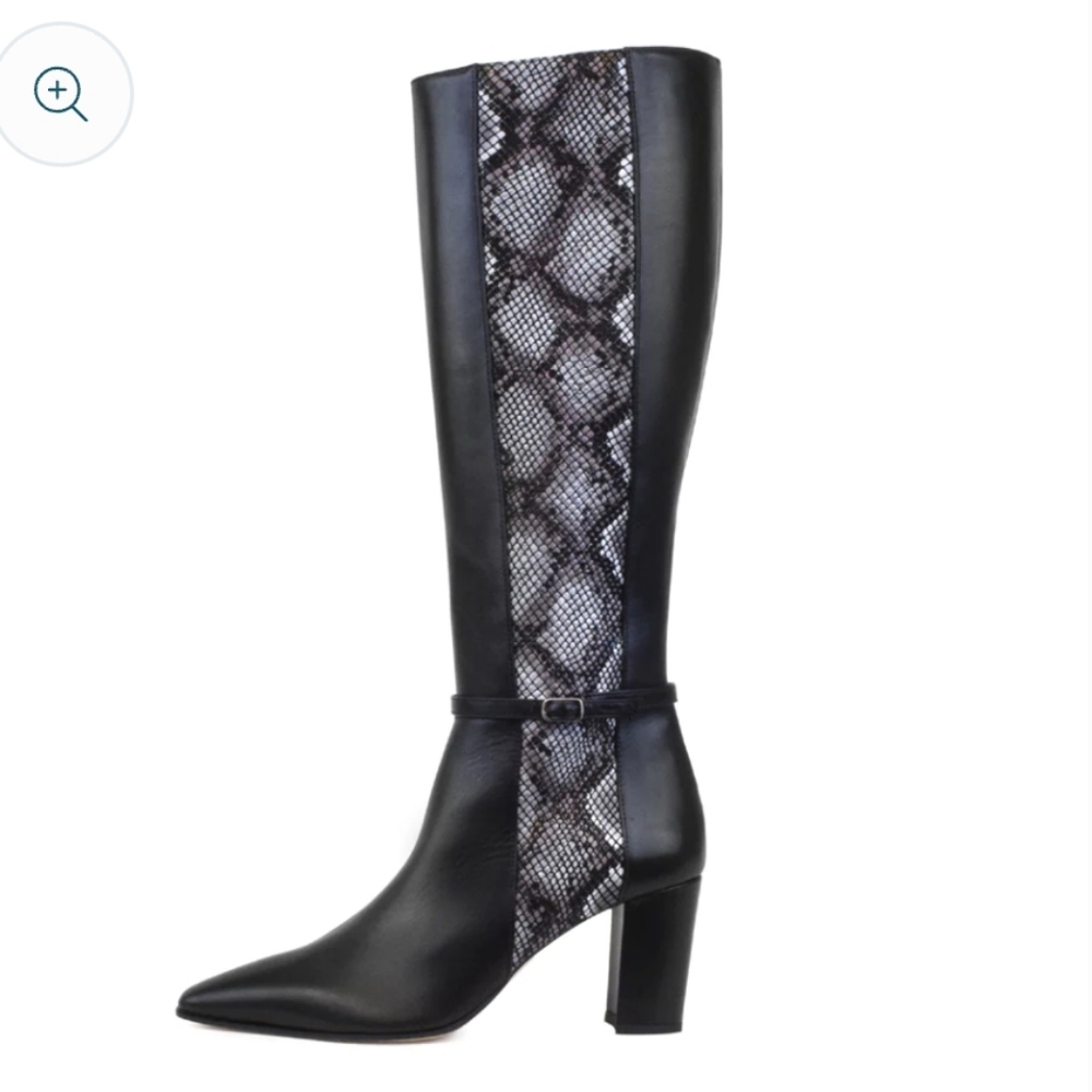 AMALFI RANGONI Istria Tall Boot Black Chantal